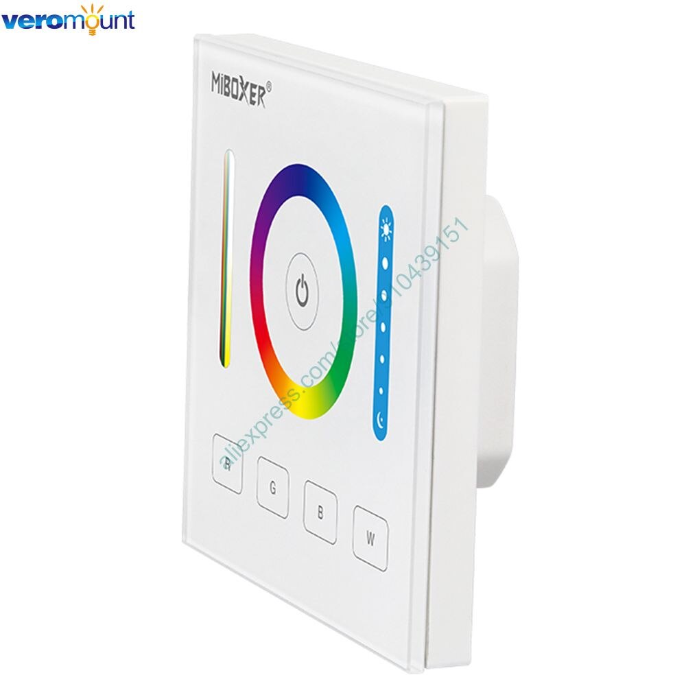 MiBoxer DP3 DALI 86 Touch Panel RGB+CCT Smart LED Dimming Controller 3 in 1 for RGB RGBW RGBCCT LED Strip MiBoxer DALI Downlight