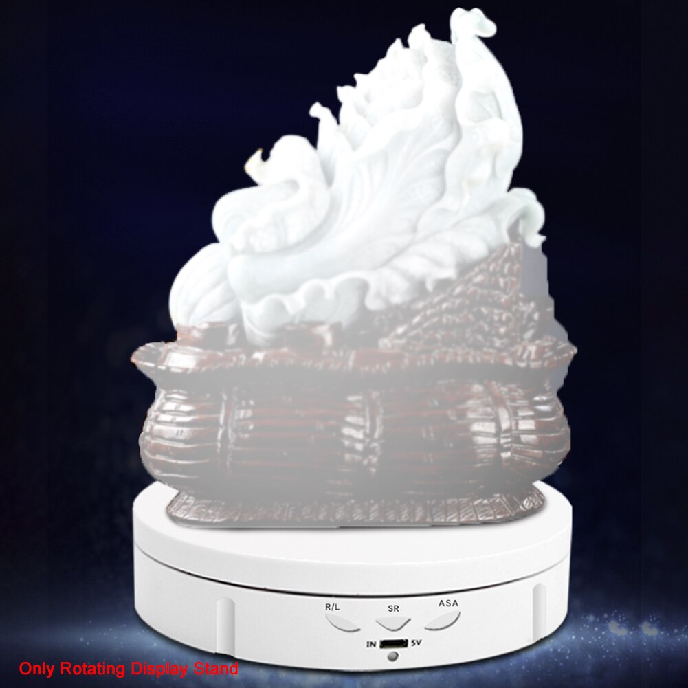 Electric Jewelry Holder 3D Models Rotating Display Stand Shop Battery Powered Collectible Product For Photography Watch 5.75inch