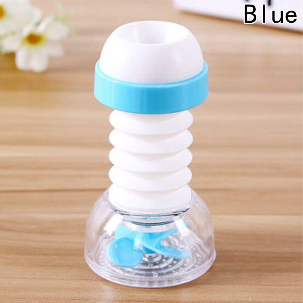 Thuis Extension Kraan Splash Douche Tap Water Filter Keuken Een Mondstuk Kraan Water Kids Kraan Extender: Blue