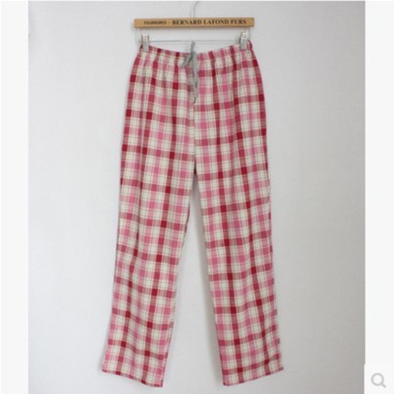 Damskie spodnie robić spania jesień 100% bawełna tkana chusta miłośników piżamy spodnie klimatyzacja