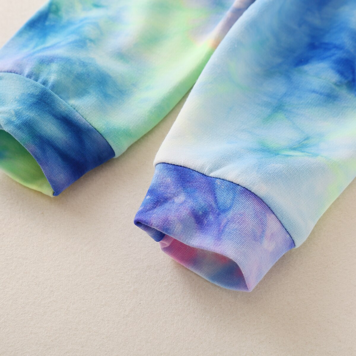 Autumn Kids Tie dye Tracksuit 2pcs 0-18M Infant Baby Boy Girl Clothing Long Sleeve Colorful Sweatshirt Top+Long Pants 2pcs