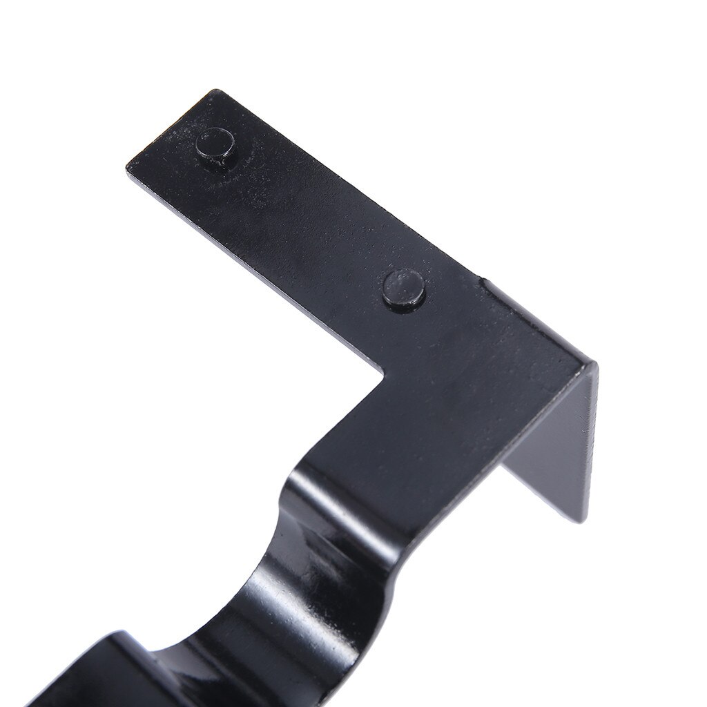 1 Pair Hang Curtain Rod Holders Tap Right Into Window Frame Curtain Rod Bracket simply place it on the top corners window #5