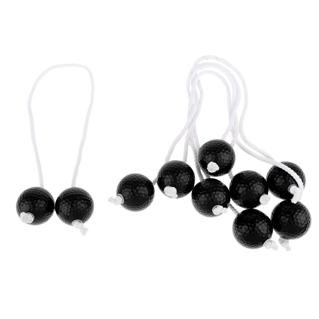 5 par 42mm skyddsbara träningsbollar perforerade gummibollar golf träningsträning sport strängbollar för barn