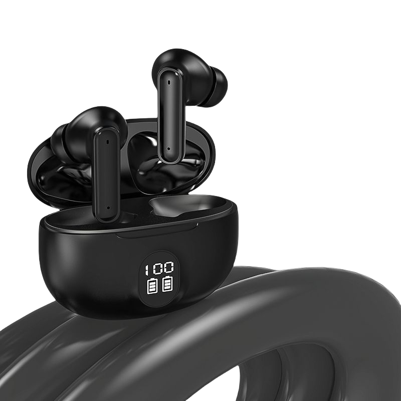 TWS S10 Wireless Bluetooth Headphones Music Call Earphones Waterproof Headset with Mic Earbuds For All Smartphones: black