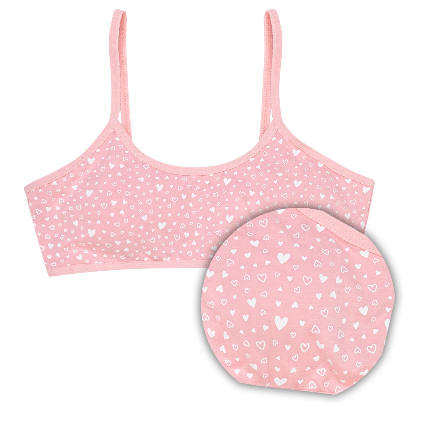 Channo Kind Beha Katoen Basic Top Zonder Hoops Terug Naar School Pack Van 3