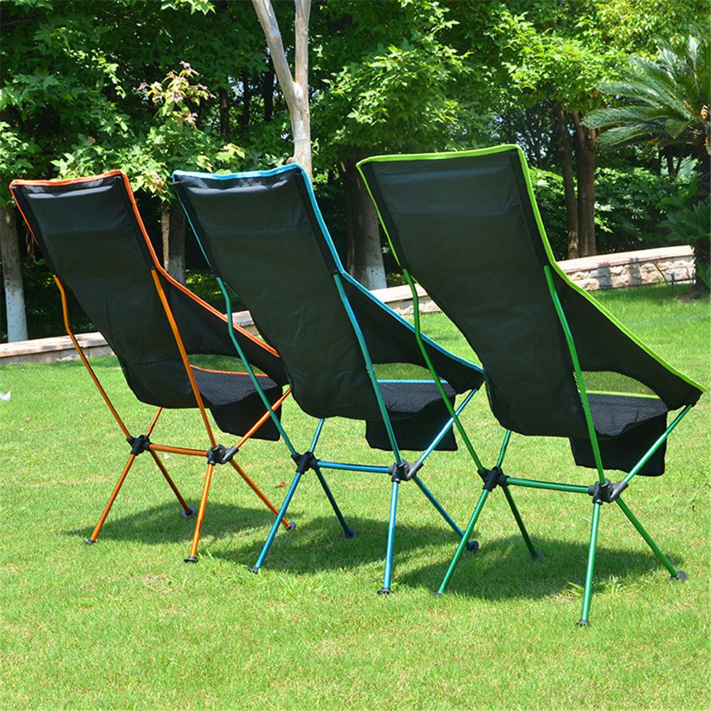 HobbyLane przenośne składane krzesło wędkarskie kemping BBQ stołek składane rozszerzone siedzisko turystyczne meble ultralekkie siedzisko turystyczne