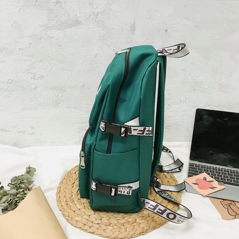 4 pièces ensemble sac d'école pour adolescentes Oxford femmes sac à dos femme sac à dos grande capacité voyage sac à dos Mochilas