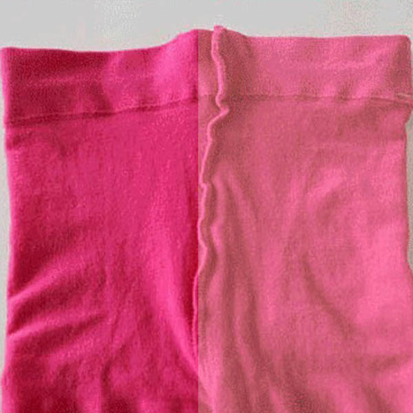 Nyeste trendy slik farve piger børn to-farve sømløs strømpebukser legging: Lyserød