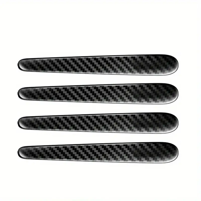 Carbon Faser Auto Tür Griff Schüssel Scratch Schutz Aufkleber Protector Autos Aufkleber Auto Griff Anti-kollision Schutz Streifen: Elfenbein