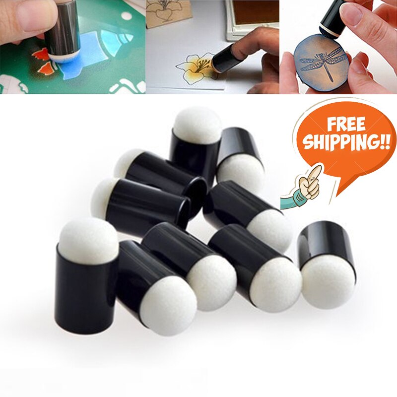 Sponge Daubers Finger Foam Handmade DIY Craft Inking Staining Painting Tool Scrapbooking Painting Set Sponger Painting