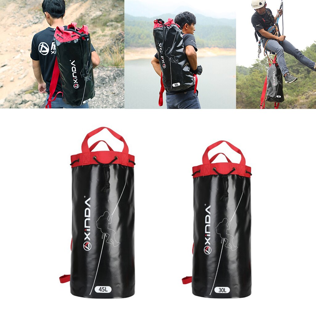 Rope Bag Outdoor Rock Climbing Caving Rope Organizer Drawstring Backpack