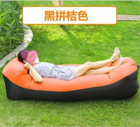 Oppustelig luft sofa sovepose udendørs havemøbler strand liggestol hurtig foldbar doven sovesofa: 1