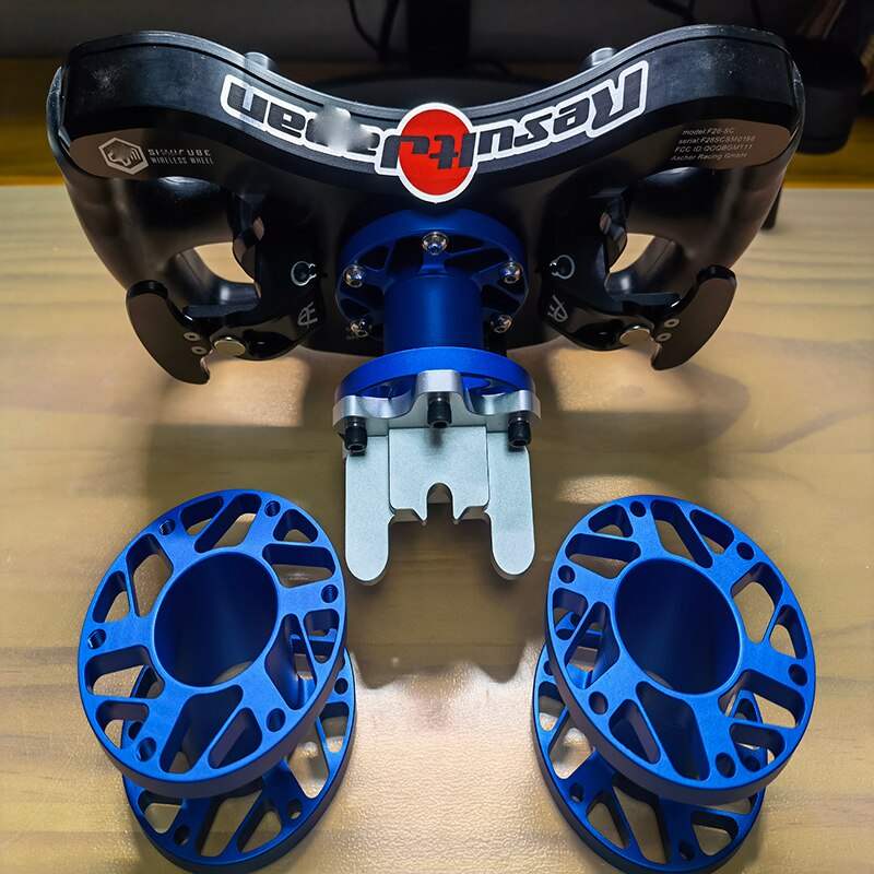 50mm booster-pads aus aluminiumlegierung für simagic/thrustmaster/logitech  g29/g923 70mm pcd-modifizierte lenkräder für rennspiele