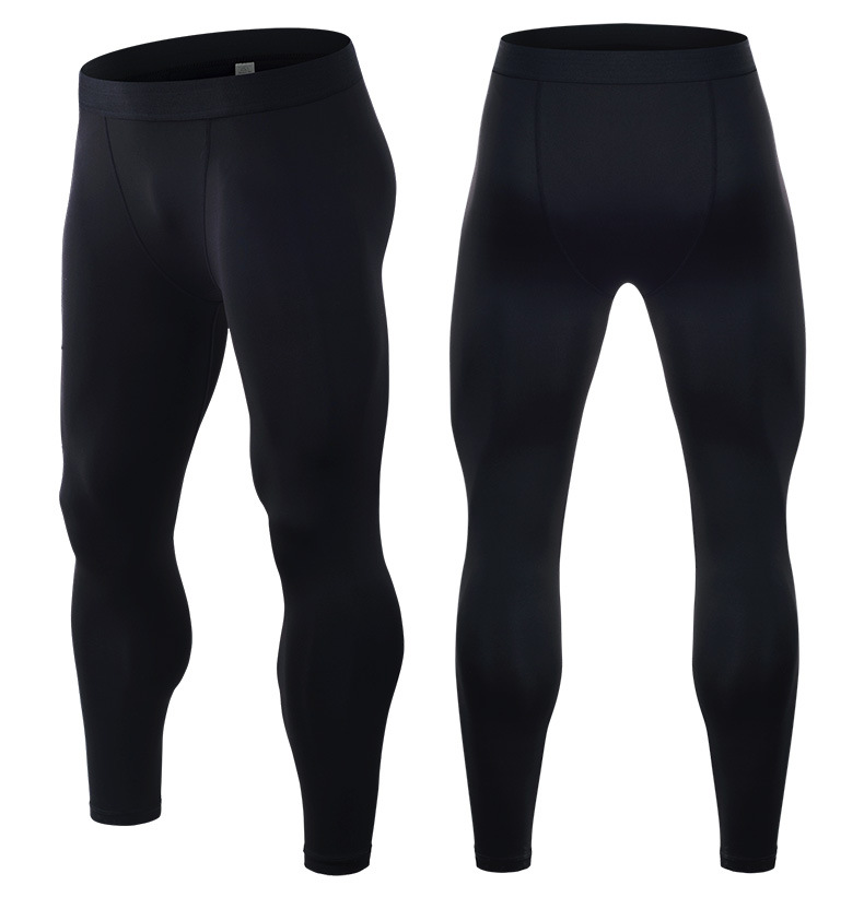 Ropa deportiva para hombre, mallas para correr, secado rápido, entrenamiento, pantalones de compresión para hombre, pantalones largos, Joggings ajustados para gimnasio: Color 2 / L