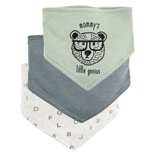 Baby slabbetjes 3 stuks handdoek bebe driehoek voeding boerendoek kraag sjaal waterdicht schort cartoon handdoek: Ps8061