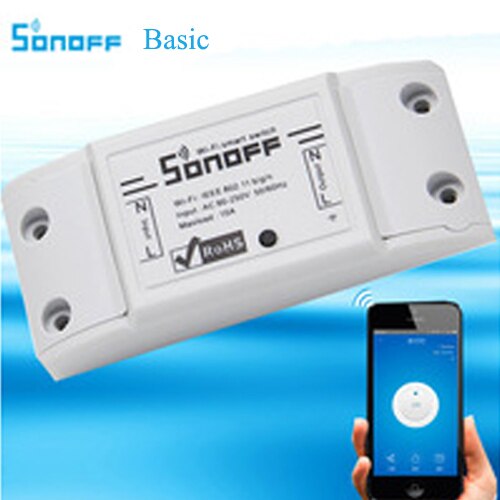 Sonoff Mini/Basic DIY Smart Switch Small Ewelink Remote Control Wifi Switch Support An External Work with Alexa Google Home