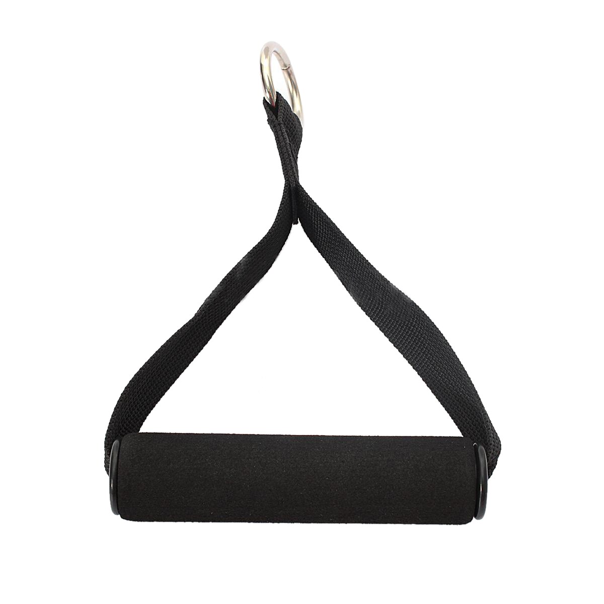 Noir 1 paire poignées de traction bandes de résistance mousse remplacement équipement de Fitness noir pour Yoga exercice entraînement puissance bandes gymnase