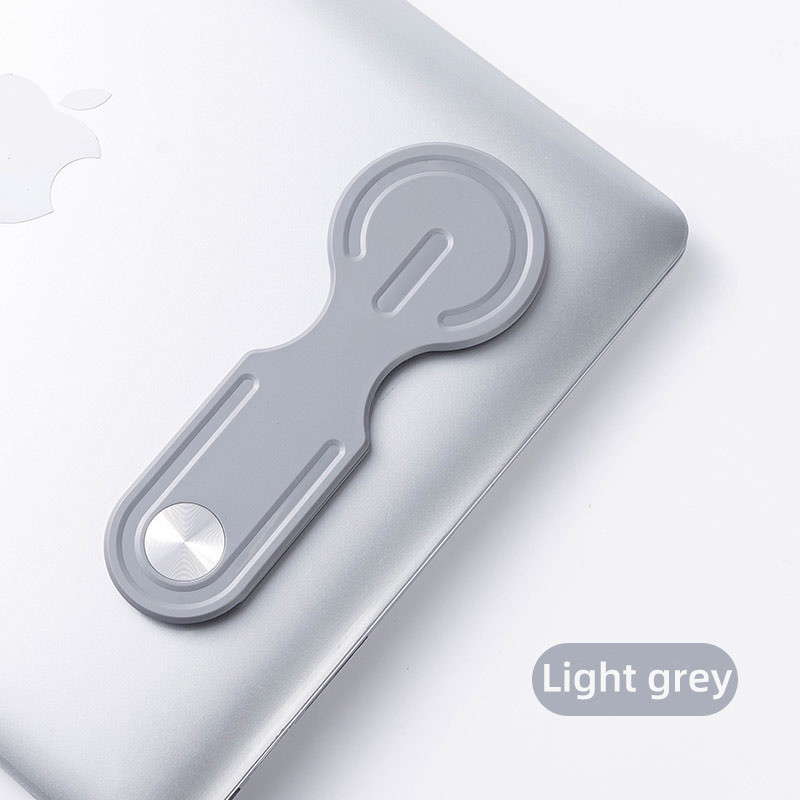 UKGO magnetyczny ekran laptopa uchwyt na telefon do Magsafe dla iPhone15 14 regulowany składany wspornik mocowanie boczne stojaka: SZARY