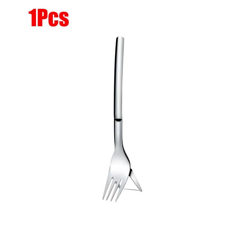 Watermelon Slicer Cut Melon Tool Stainless Steel 2In1 Watermelon Fork Fruit Slicer Melon Fruit Cutting Kitchen Accessories: Default Title