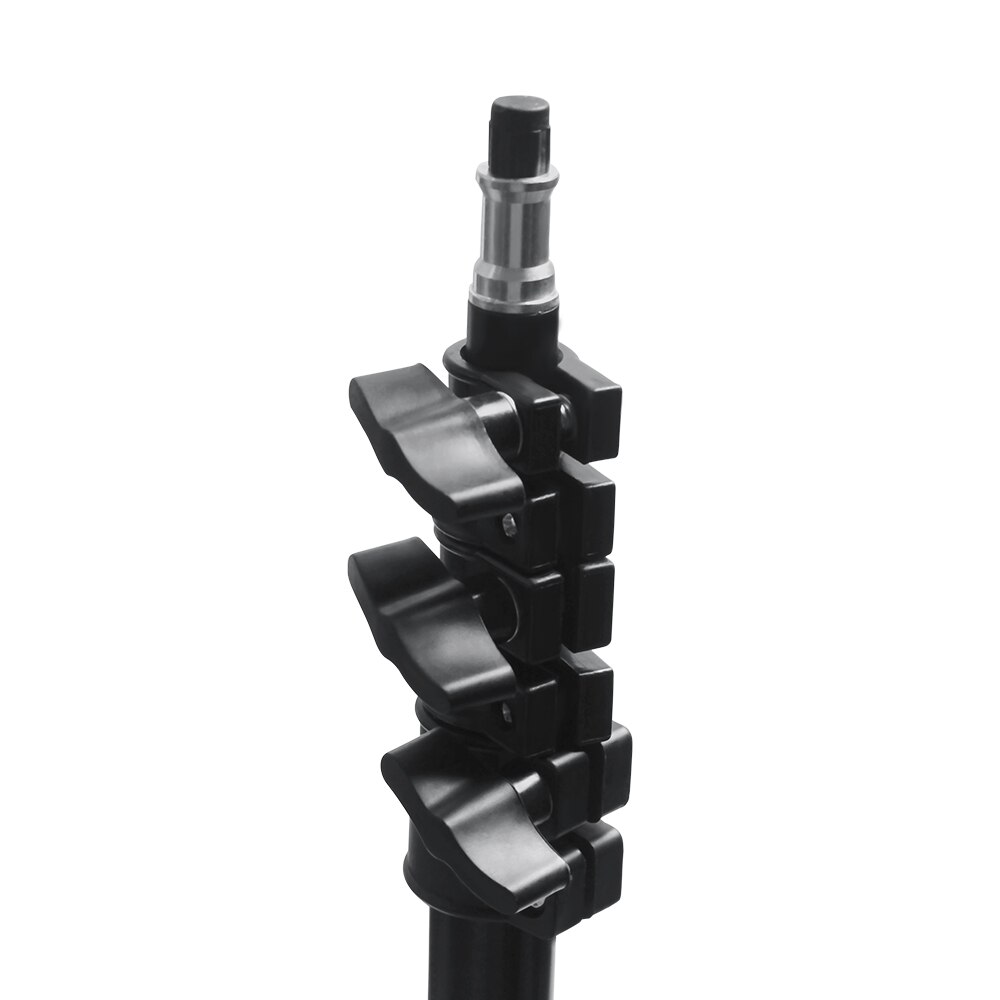 2.6M Photography Adjustable Soft Box Flash Continuous Light Tripod Max Load to 5KG Flash Light Stand Tripod For Camera Photo