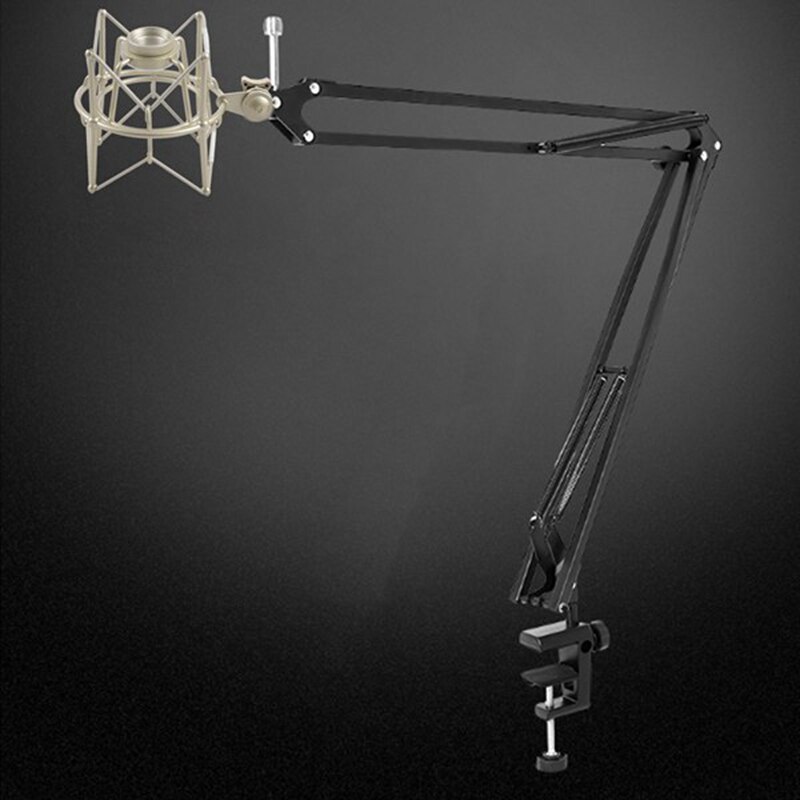 Recording Studio Metal Shockmount Clip Suspension Spiders Bracket Microphone Stand for Broadcast Mic Holder