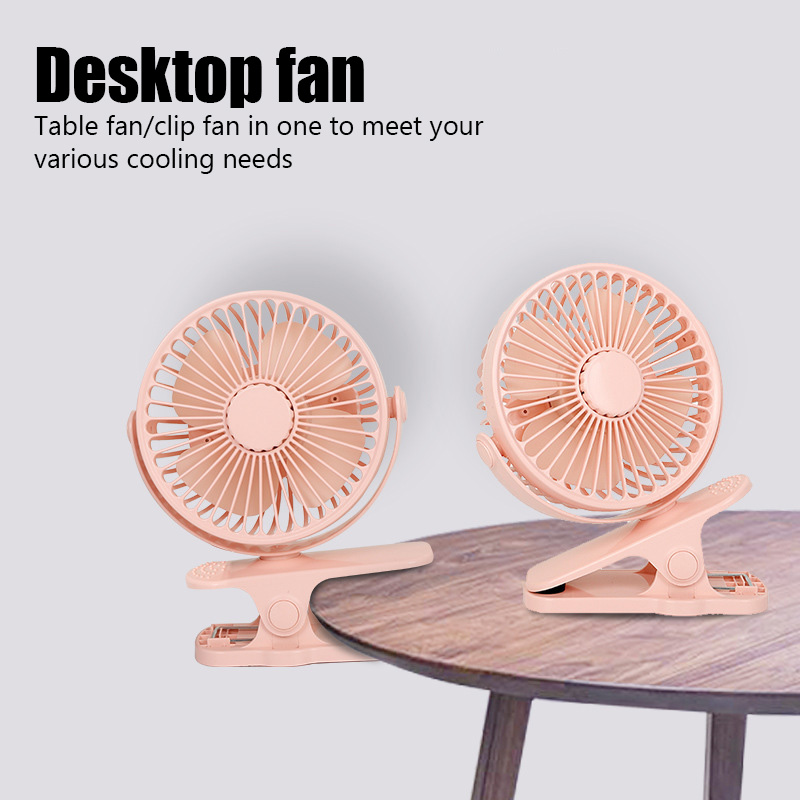 Draagbare Mini Hand Clip Fan USB Stille Desktop Elektrische Ventilator Studentenslaapzaal Kleine Koeling Ventilador ventilator Lucht Coole