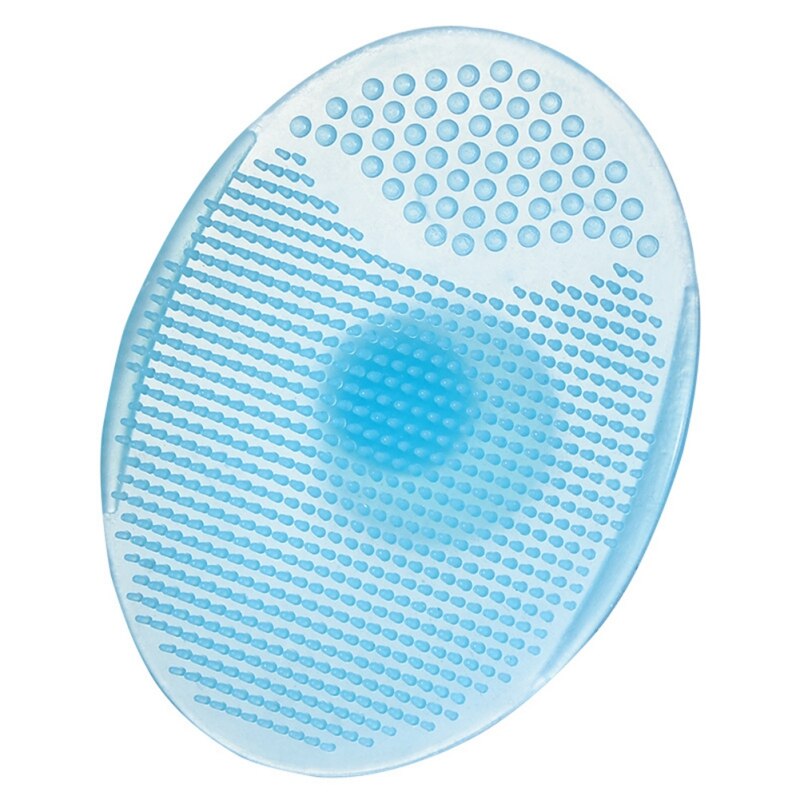 Shampoo Brushes Hair Comb 1PC Silicone Massager Comb Scalp Shower Body Brush Healthy Bath Brush Soft Brush Infant Body Hair: Blue