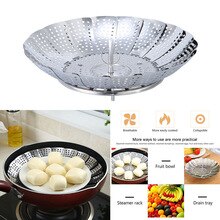 Roestvrij Stalen Rek Vouwen Stoomboot Rack Keuken Dampende Widget Voedsel Groente Vis Brood Stoomboot Gebak Lade Schotel Stoomboot