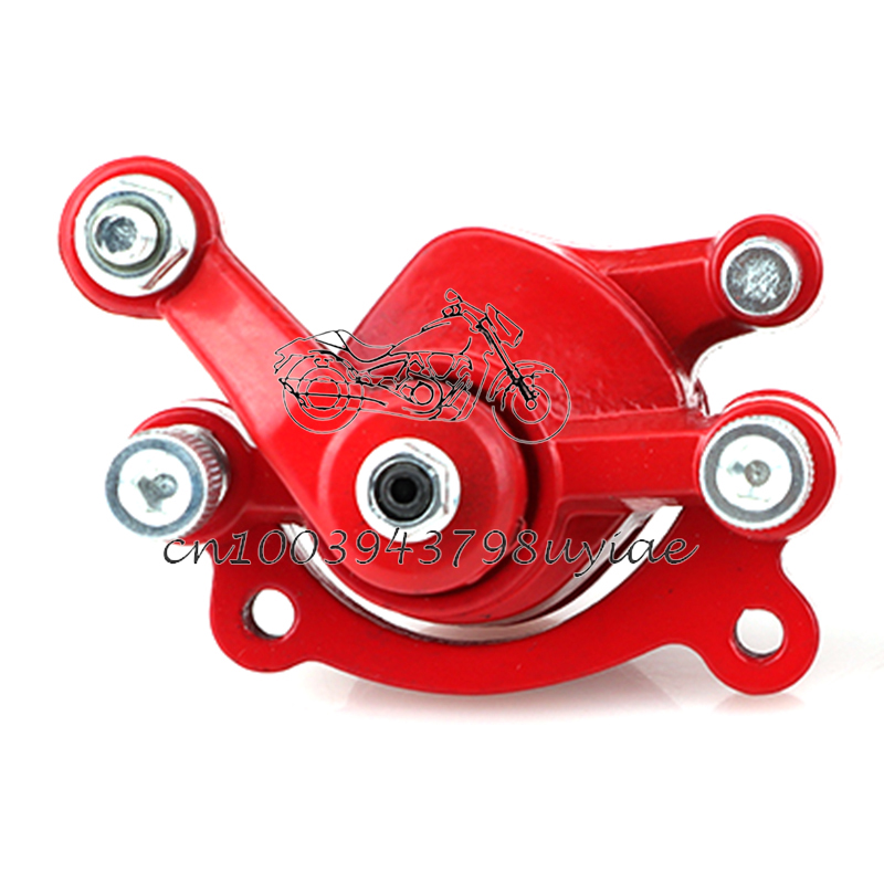 Främre bakre skivbromsbelägg för 43cc 47cc 49cc mini moto barn atv fyrhjuling mini moto pit dirt pocket bike bensin scooter delar: Svart