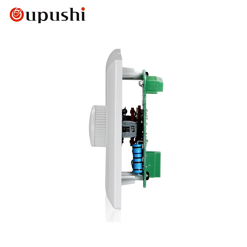 Oupushi public address white volume control 10w, 30w, 60w audio volume knob for 70-100V system