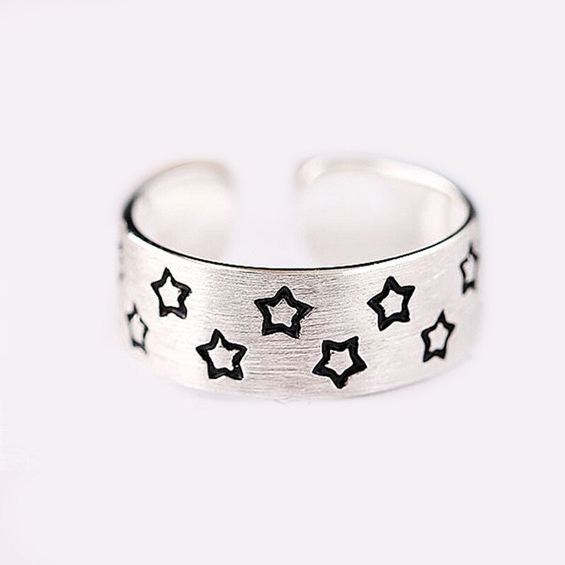 Persoonlijkheid Bohemian Vintage Ster Ringen Voor Vrouwen Mannen Vintage Ringen Gothic Sieraden Valentines