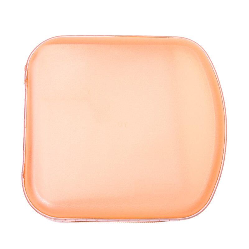 RISE-2 Pcs 40 Disc CD DVD VCD DJ Storage Media Holder Sleeve Case Hard Box Wallet Carry Bag, Orange &amp; Black