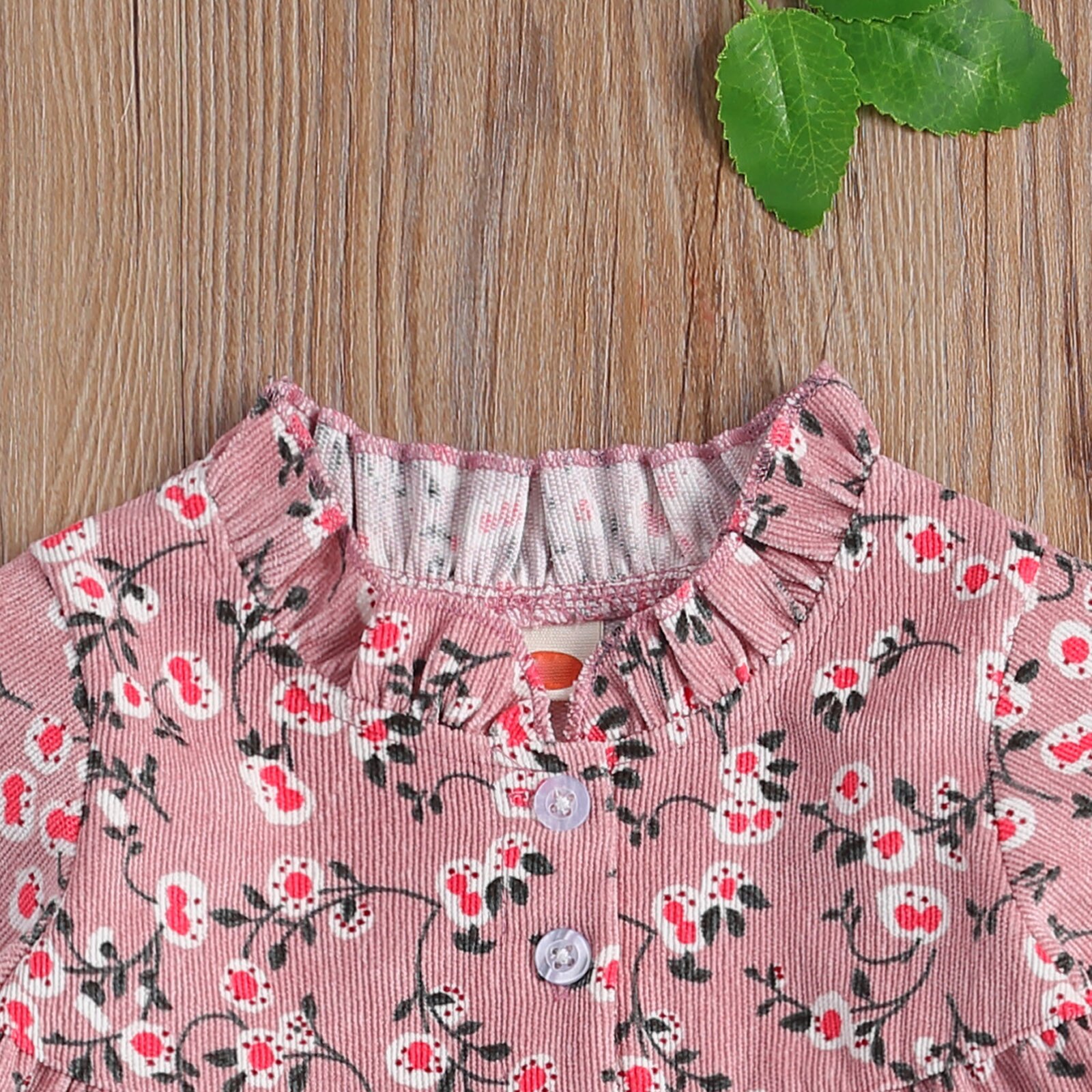 Robe à manches longues pour -né fille, motif Floral, à la , pour enfant