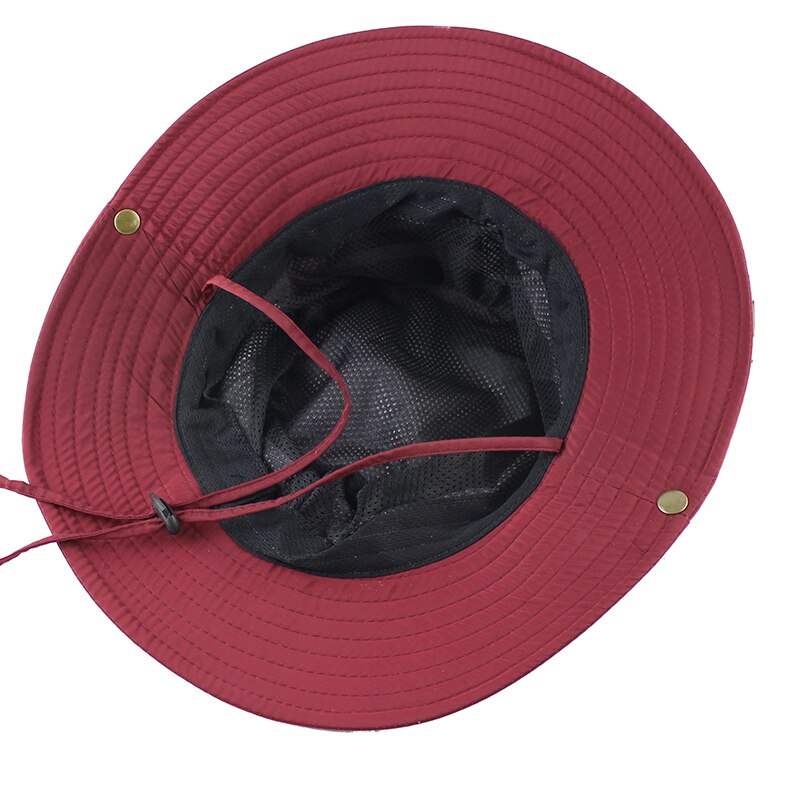 Light Sun Hat for Women Men Bucket Summer Fishing Boonie UV Protection Bob Solid Color Outdoor Beach Cap Packable Mesh Quick Dry