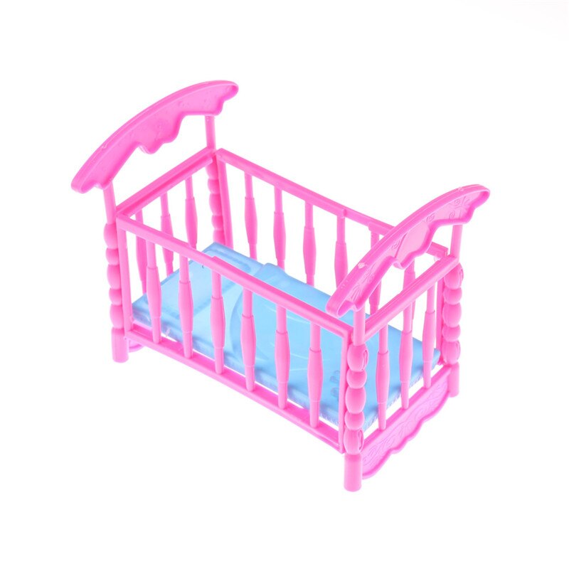 14 Styles Miniature Floral Bed Pastoral Style Classic Wood/Plastic Pretend Furniture Kid Toy 1/12 Scale Dollhouse Furniture: I