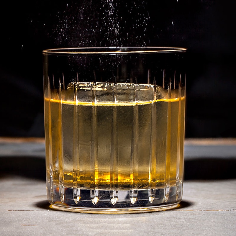 4 Stuks Verticale Strepen Whisky Bril Ouderwetse Glas Cocktail Bril