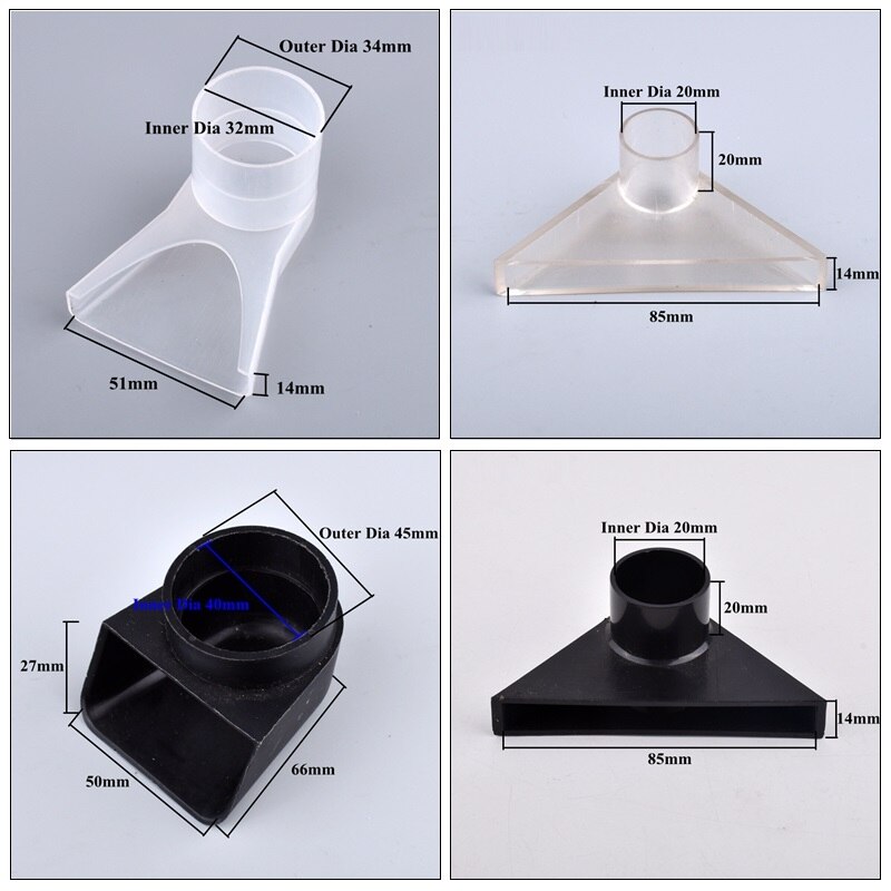 1Pc Aquarium Fish Tank Eendenbek Sprinkler Universele Verstelbare Water Output Driehoek Sprinklers Tuin Waterleiding Connector