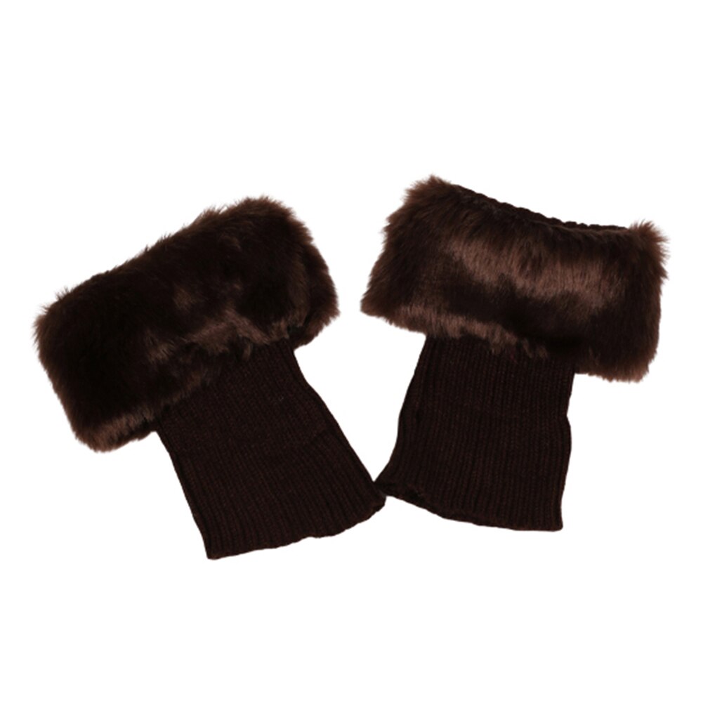 Bottes en dentelle chaussettes jambières pour femmes tricot bottes manchettes hiver bottes courtes couvre bottes plus chaudes guêtres