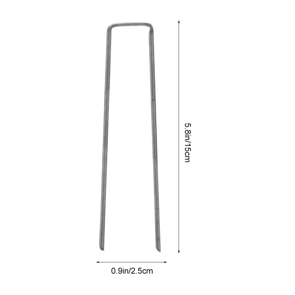 30pcs Landscape Staples Ground Staples Landscaping Staples for Anchoring Fabric