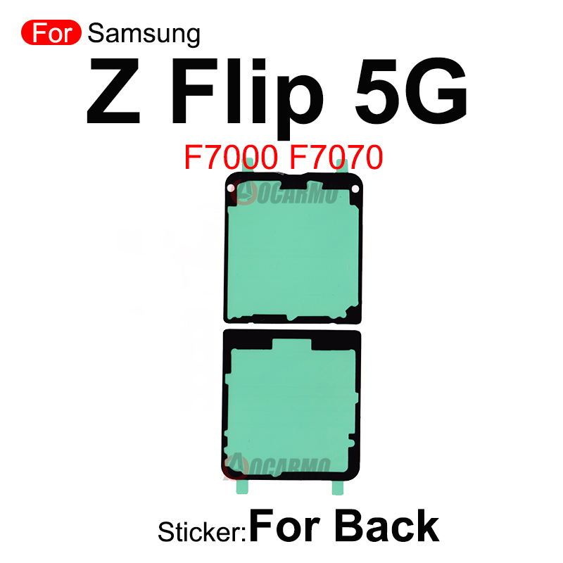 Para Samsung Galaxy Fold 1/Z Fold2/Z Fold3 Z Flip 5g F7000 F7070 F9000 F9160 F926 pegatina frontal LCD contraportada pegamento adhesivo