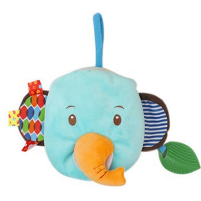 A Forma di animale Burattino di Mano Del bambino \'s Libro di Panno Giocattoli Madre e Del bambino Interattivo comfort Giocattolo Apprendimento Precoce Del bambino Sonagli
