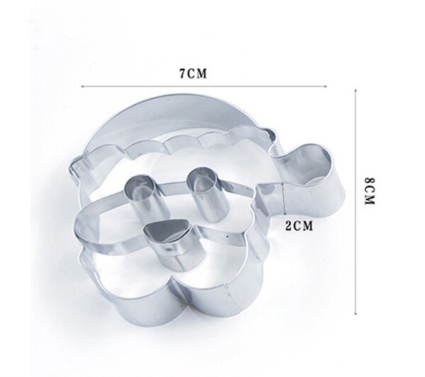 Choinka piernik Człowiek orzech żołnierz bałwan płatek śniegu narzędzia robić pieczenia ciastek ze stali nierdzewnej owoce foremka robić wykrawania ciasteczek