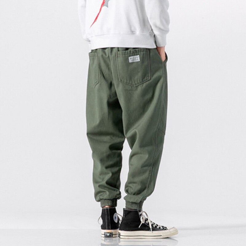 Ke Mannen Broek Sport Plus Fluwelen Verdikking Gewassen Katoen Casual Broek Voor Jonge Mannen Met Borduurwerk