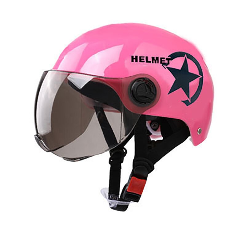 Ultra-light Safety Motorbike Helmet Scooter E-Bike Motorcycle Helmet Moto Casco Half Face UV Protector Helmet