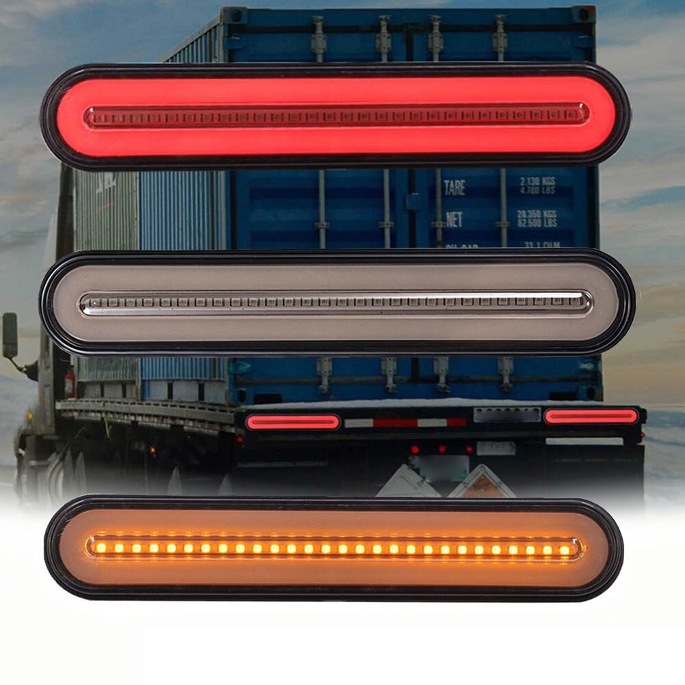 2 stk lastbil anhænger lastbil vandtæt bremse blinklys indikator led lys lampe lastbil karosseridele противотуманные фары