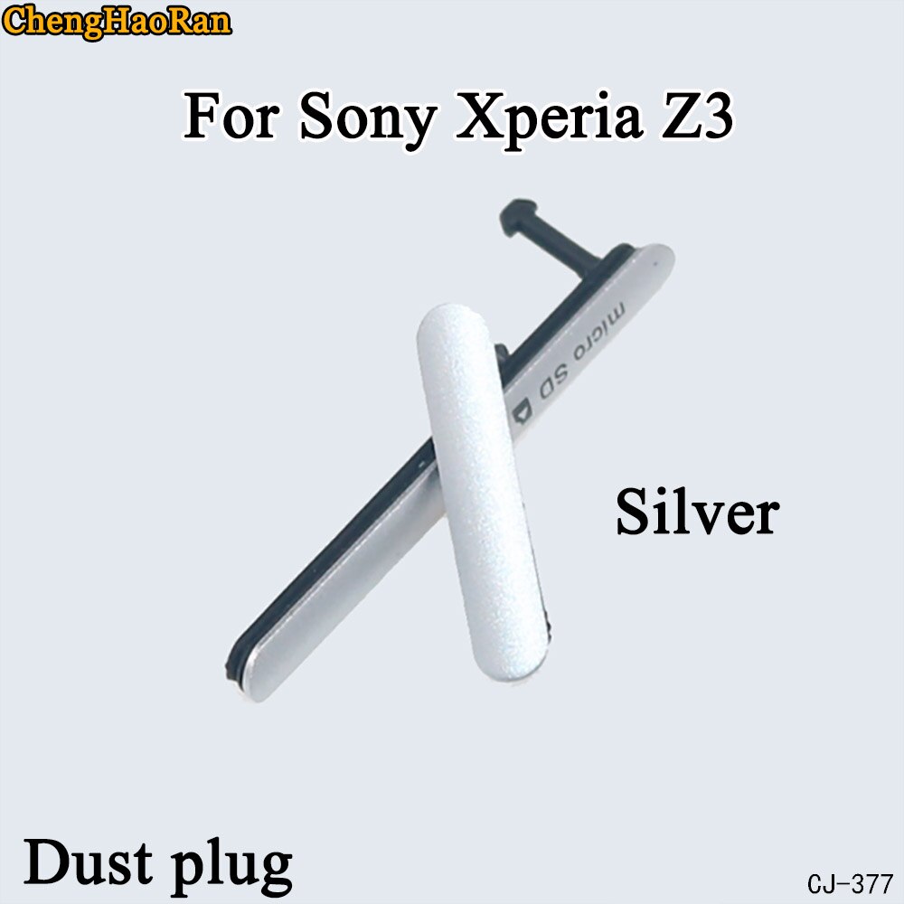 ChengHaoRan Micro SD USB Lade Port Slot Staubdicht Abdeckung Für Sony Xperia Z2 Xperia Z3 Staub Stecker SIM Karte