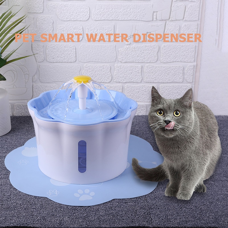 Pet Fountain 2.6L Electric Automatic Dog Water Dispenser Safe for Small Animals 2019ing