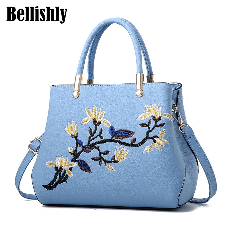 Bellishly Dame Bloemen Patroon Modis Handtassen Damesmode Torebki Takken Tassen Schouder Messenger Pack Vrouwelijke Louis Sac