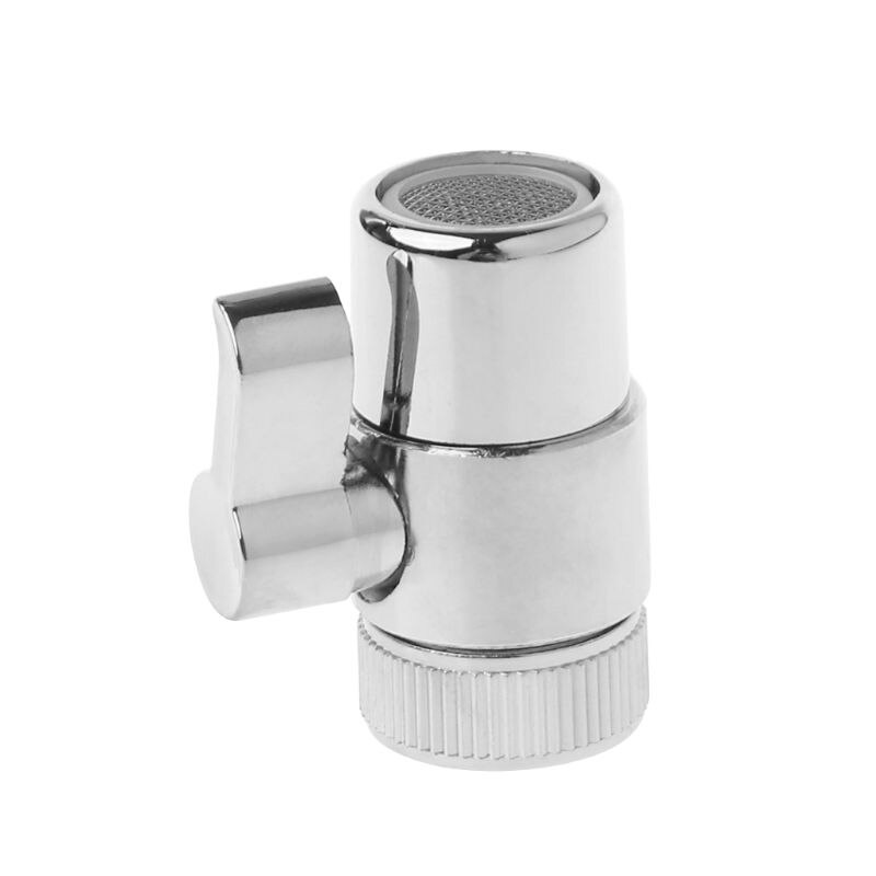 Brass 3-way Diverter Valve Faucet Connector Adapter Three Head Function Switch
