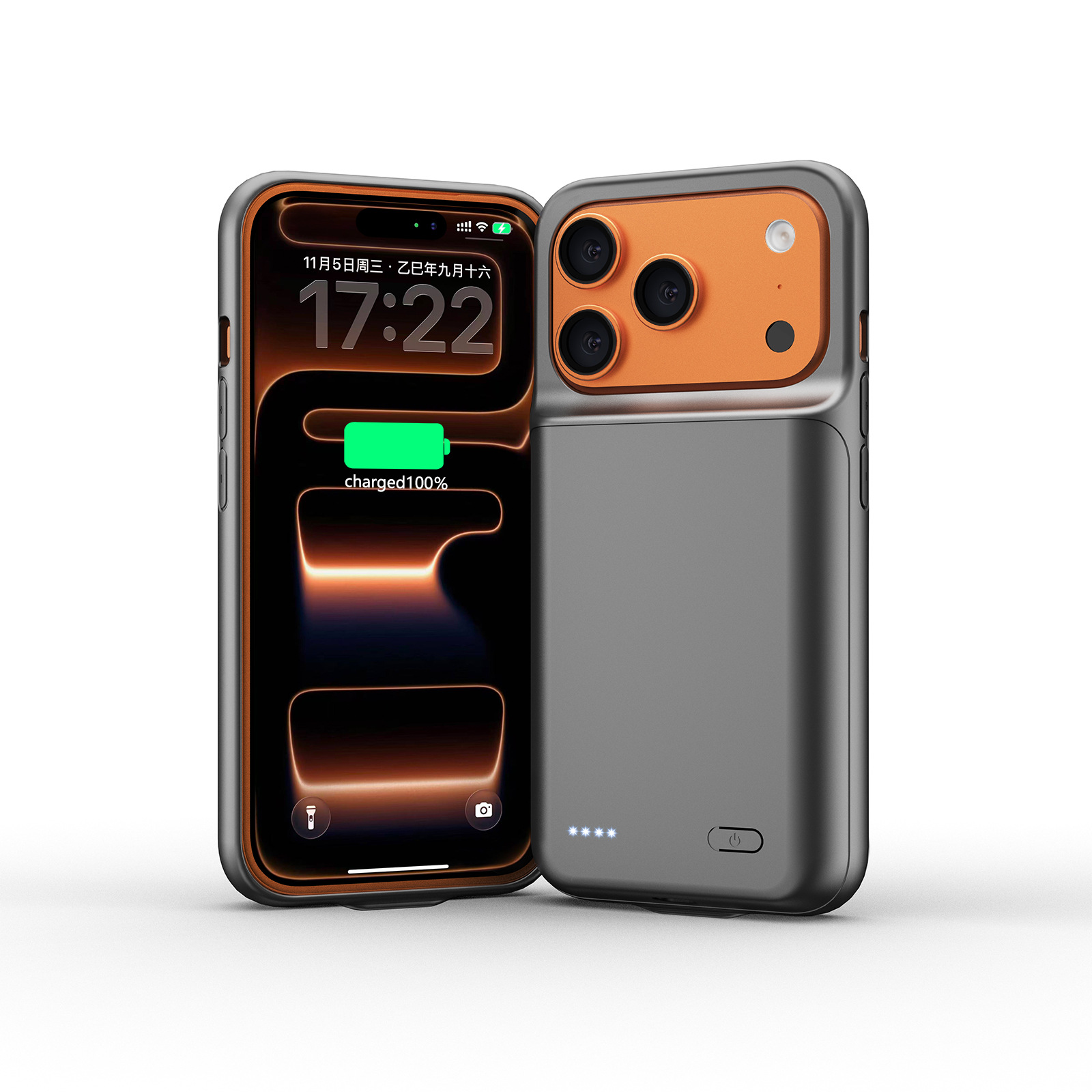 Batterijlader Case Voor iPhone 17 Air 16 15 14 Plus 13 12 Pro Max Mini Power Bank Voor iPhone 11 batterij case bateria poort gratis